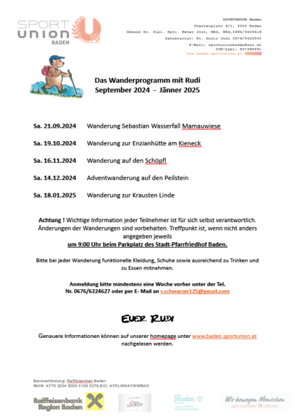 Wanderprogramm WS 2024_25